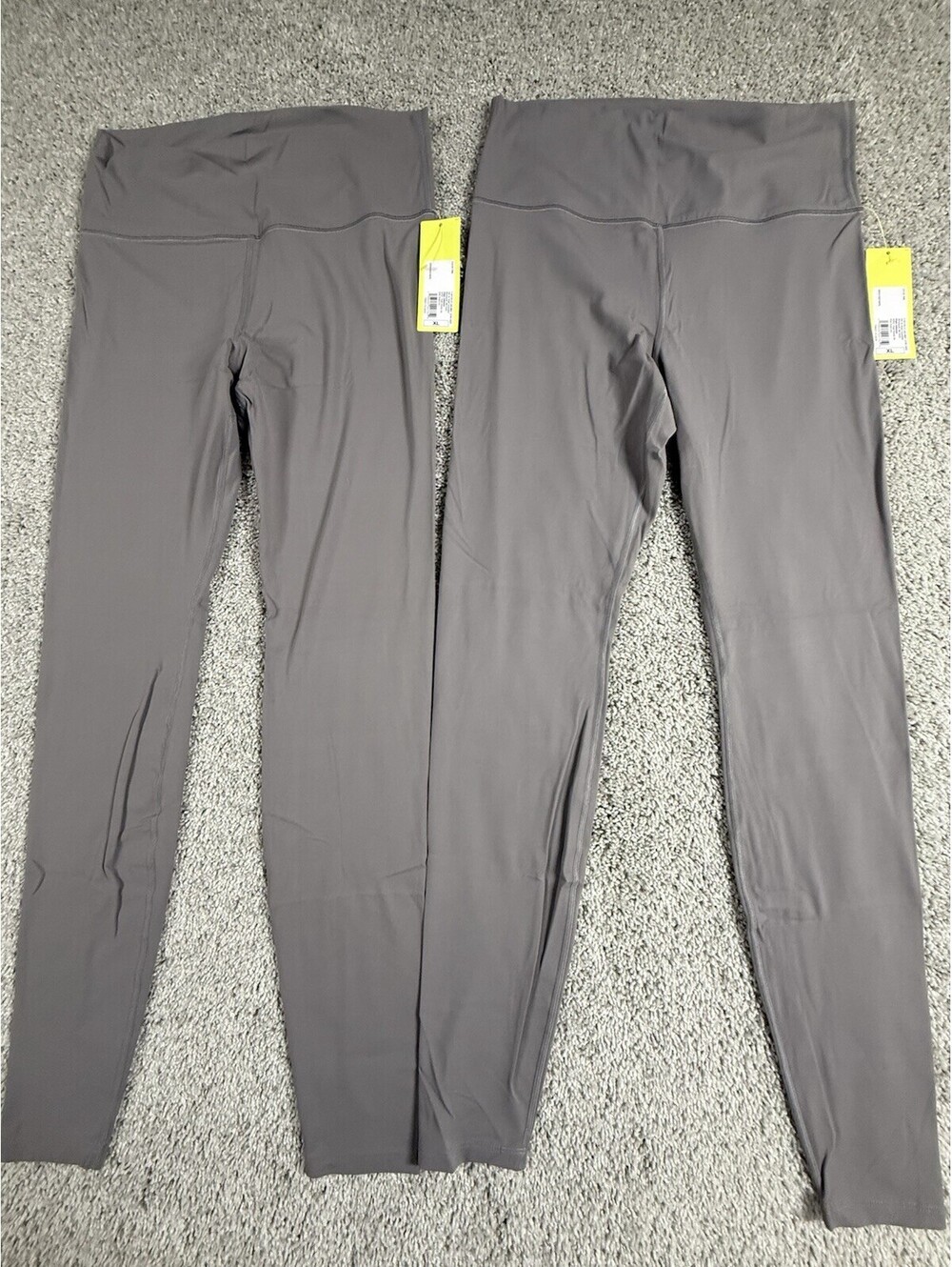NWT All In Motion Women’s Leggings 2 Pack Size X Large Gray Full Length